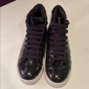 JC Play Shiny Black High Top Size 7.5